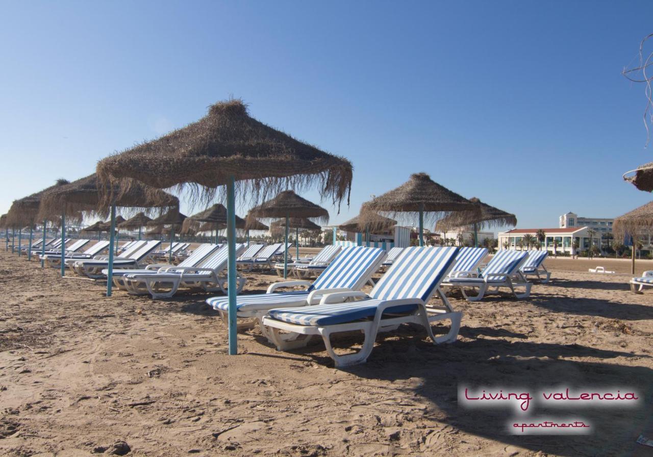 Playa Valencia - Malvarrosa Beach Leilighet Eksteriør bilde