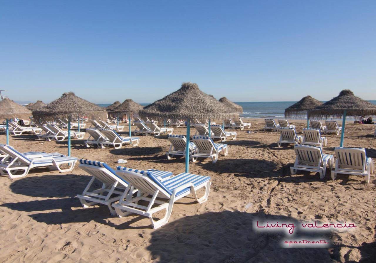 Playa Valencia - Malvarrosa Beach Leilighet Eksteriør bilde